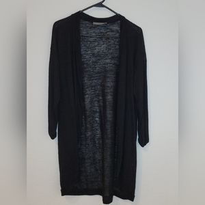 Women's Black Long Sleeve Cardigan Size M
